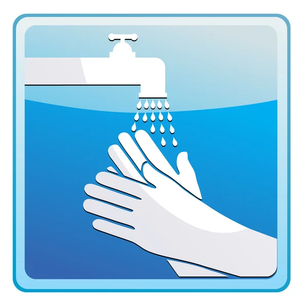 洗手运动 — 图库矢量图片