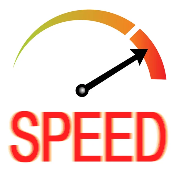 Tachimetro della velocità — Vettoriale Stock
