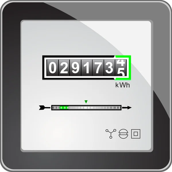 Energy meter — Stock Vector
