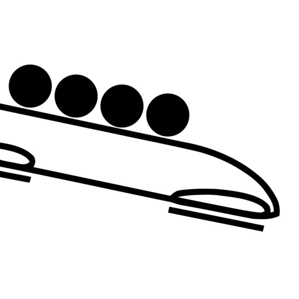 Знак команды бобслея — стоковое фото