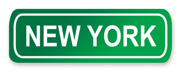 Nova Iorque sinal de rua — Fotografia de Stock