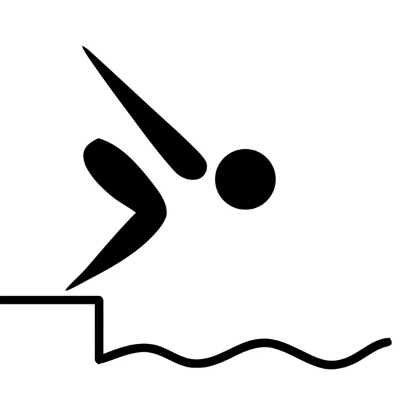 Plavání znamení — Stock fotografie