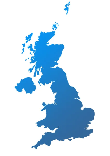 United Kingdom map — Stock Photo, Image