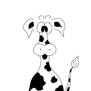 Cow illustration clipart