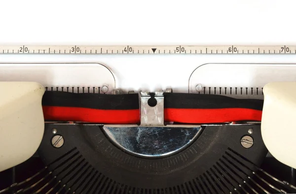 Detalhe da máquina de escrever — Fotografia de Stock
