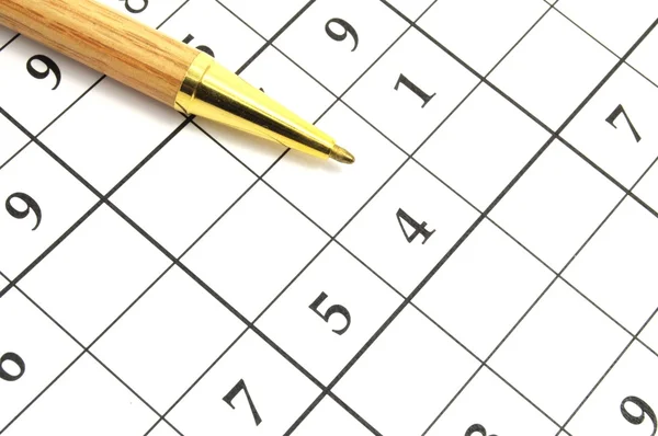 Sudoku παιχνίδι — Φωτογραφία Αρχείου