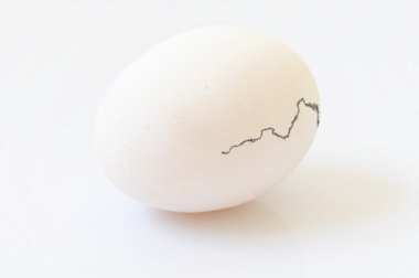 Cracked egg clipart