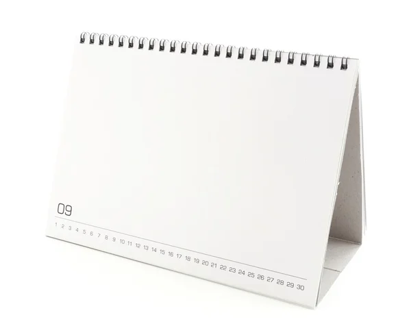 Leerer Desktop-Kalender — Stockfoto