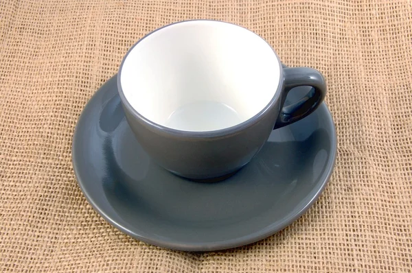 Tazza di caffè su tela — Foto Stock