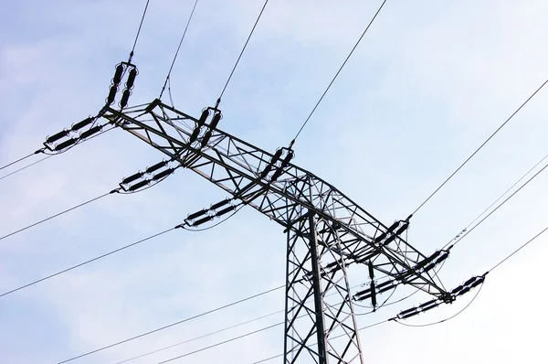 Linhas eléctricas — Fotografia de Stock