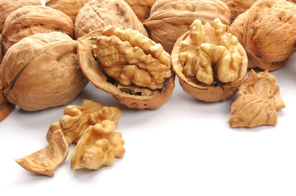 Closeup of a walnut — Stock Photo, Image