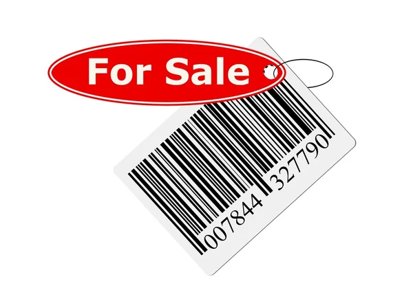 Barcode with labeling — Stock Photo, Image