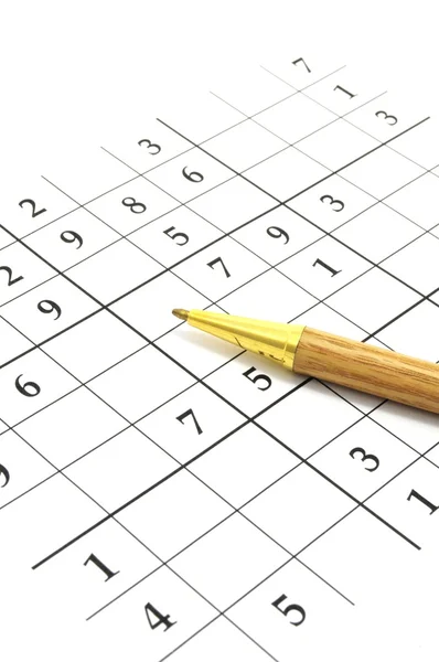 Sudoku-Spiel — Stockfoto