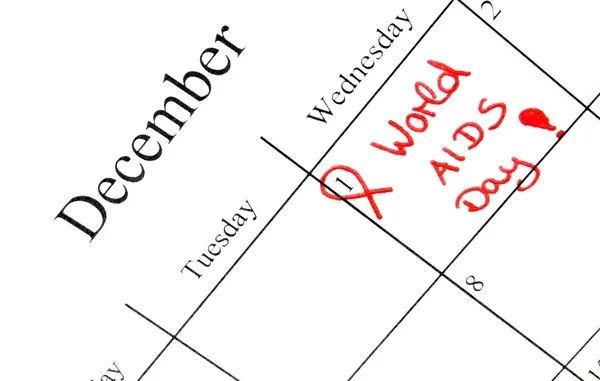 Kalender-märkning — Stockfoto