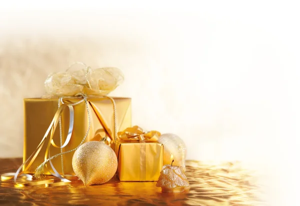 Arany karácsony — Stock Fotó