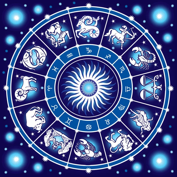 Horoscoop cirkel — Stockvector