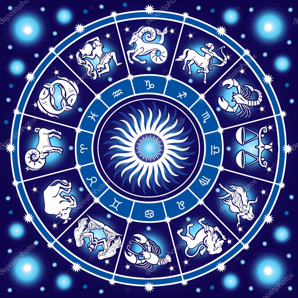 Horoscope circle — Stock Vector © wikki33 #7605621