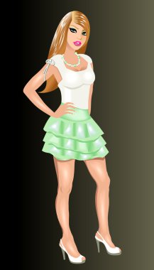 Party Girl clipart