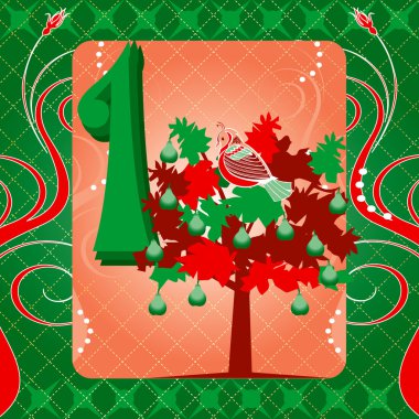 1st Day of Christmas clipart