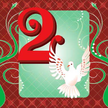 2nd Day of Christmas clipart