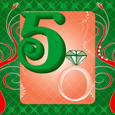 5th Day of Christmas clipart