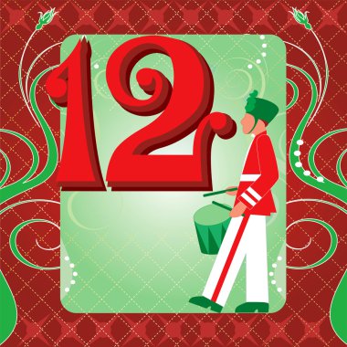 12th Day of Christmas clipart