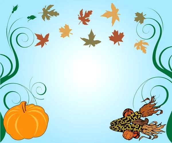 Thanksgiving Background — Stock Vector