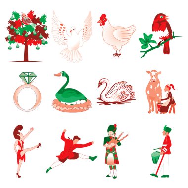 12 Days of Christmas clipart