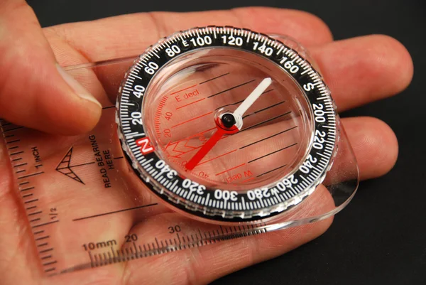 Magnetic compass — Stock Photo, Image