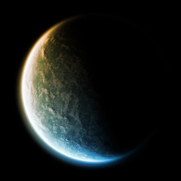 Иллюстрация пространства планет — стоковое фото