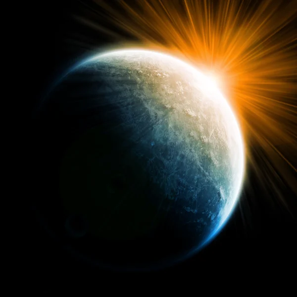 Planet space illustration — Stock Photo, Image