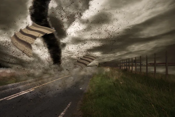Tornado globalnego ocieplenia — Zdjęcie stockowe