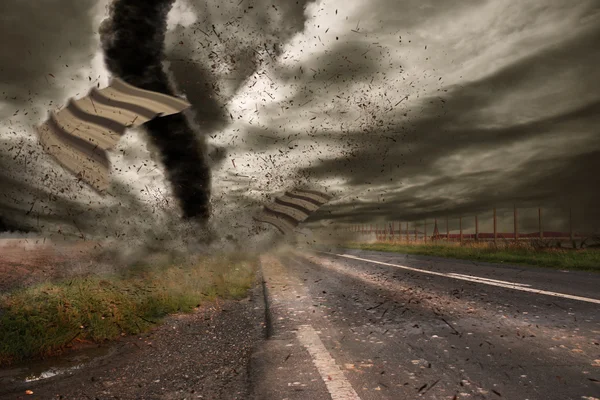 Tornado globalnego ocieplenia — Zdjęcie stockowe