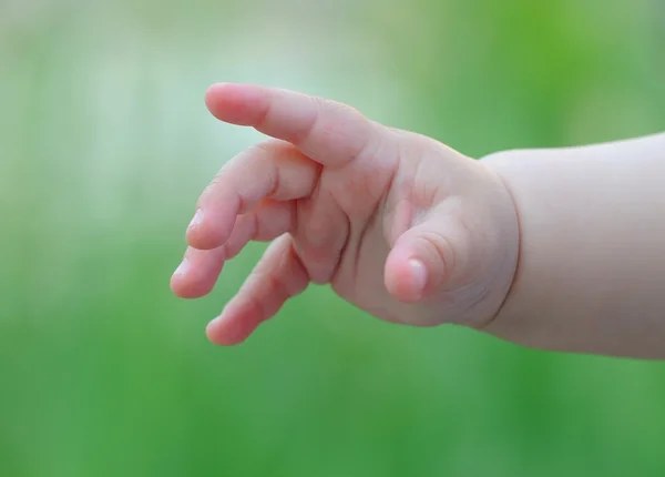 La mano del niño — Foto de Stock