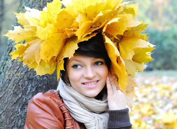秋の少女 — ストック写真