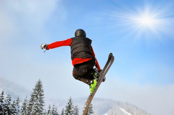 O esquiador — Fotografia de Stock