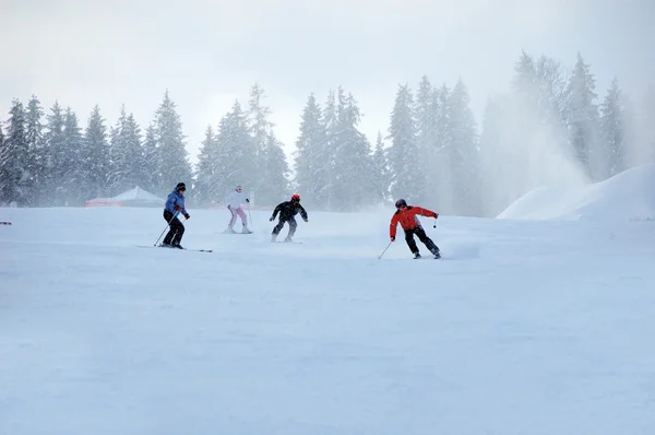 Kayak kış manzara — Stok fotoğraf