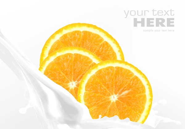 Narancs tej fröccsenő — Stock Fotó