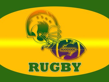 Rugby sport clipart