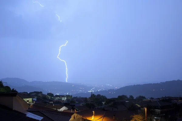 stock image Rain at night