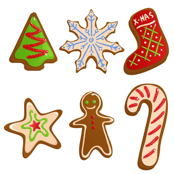 Biscoitos de Natal — Vetor de Stock