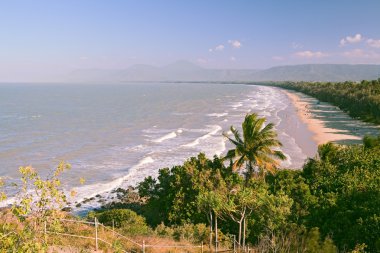 Port douglas australia 4 mile beach clipart