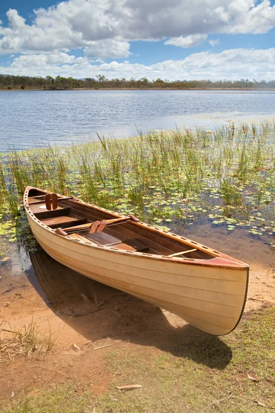 stock image Canoe in tropical paradise experience freedom