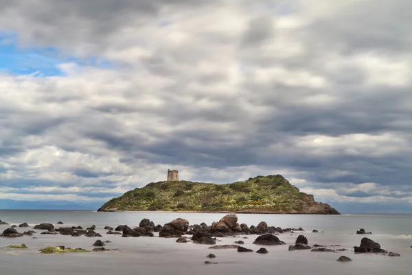 stock image Roman tower on Island Sardinia Italy