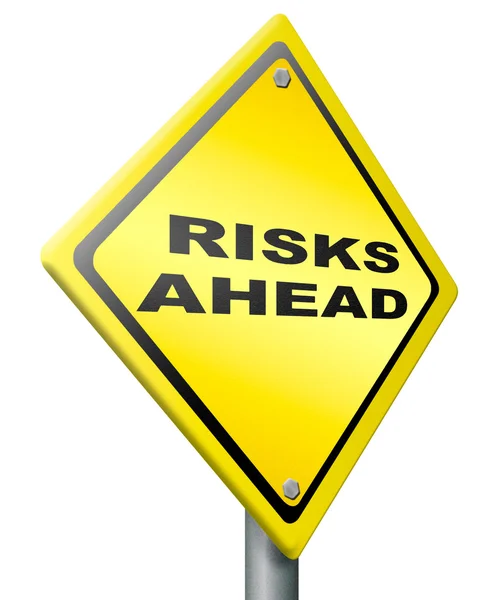 Risiken vor Augen — Stockfoto