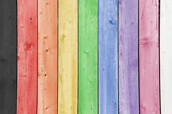 stock image Rainbow Planks