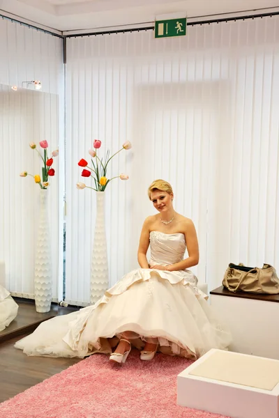 Красивая невеста. — стоковое фото