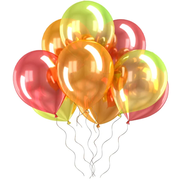 Kleur ballonnen geïsoleerd — Stockfoto