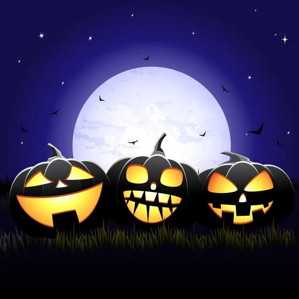 Noite de Halloween —  Vetores de Stock