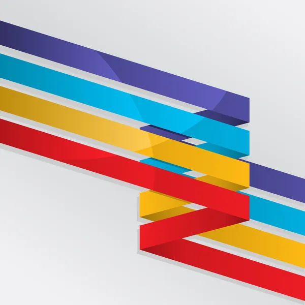 Lignes colorées fond — Image vectorielle
